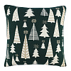 Изображение товара Подушка вязаная с новогодним рисунком Whitewood из коллекции New Year Essential, 45x45 см