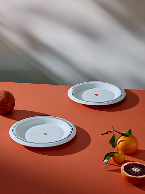 картинка Набор тарелок Plush, Sunny Bells, Ø21 см, 2 шт. от магазина Одежда+