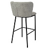 Изображение товара Стул барный Foggy, букле, серый