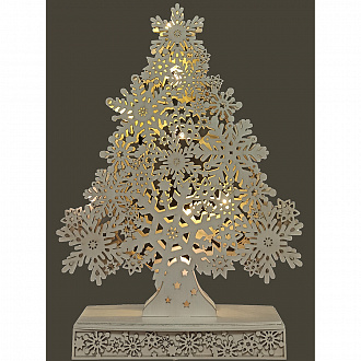Изображение товара Светильник декоративный Snowflake Tree, на батарейках, 39,4 см