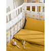 Изображение товара Комплект детского постельного белья из сатина горчичного цвета из коллекции Essential, 100х120 см