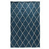 Изображение товара Ковер из джута темно-синего цвета с геометрическим рисунком из коллекции Ethnic, 200x300 см