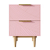 Изображение товара Тумба с 2-мя ящиками Line, 40х35х55 см, розовая