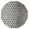 Изображение товара Салфетка подстановочная виниловая Kaleidoscope, Black, Ø36 см