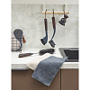 Изображение товара Набор салфеток из микрофибры Cozy Clean, 30х30 см, темно-серые, 3 шт.