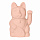 Ваза для цветов Neko, 20 см, абрикос