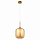 Светильник подвесной Modern, Dolce, 1 лампа, Ø22х39 см, латунь антик