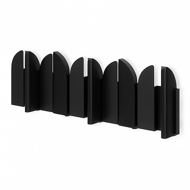 Вешалка настенная Saloon, 5 крючков, черная, анонс элемента