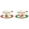 Изображение товара Набор кофейных чашек Christmas Heritage, 120 мл, 2 шт.