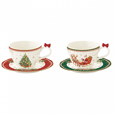 картинка Набор кофейных чашек Christmas Heritage, 120 мл, 2 шт. от магазина Одежда+
