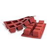 Изображение товара Форма силиконовая для приготовления пирожных Cube, 17,6х29,8 см, 1 л