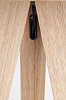 Изображение товара Лампа напольная Tripod Wood, черная с бежевыми ножками