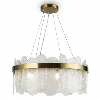 Светильник подвесной Modern, Deserto, 8 ламп, Ø60х28 см, латунь