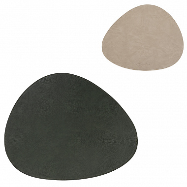 Салфетка сервировочная Drop, 33х41 см, зеленая/бежевая, анонс элемента