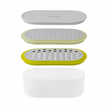картинка Терка с контейнером и крышкой Smart Helper, 20х10х9,5 см от магазина Одежда+