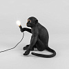 Изображение товара Светильник Monkey Lamp Sitting, черный