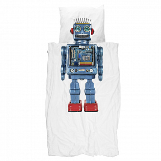 Изображение товара Набор постельного белья Робот, полутораспальный
