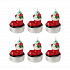 Набор декоративных свечей Festive stocking из коллекции New Year Essential, 6 шт.