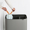 Изображение товара Бак для мусора Brabantia, Touch Bin Bo, 3х11 л, минерально-серый