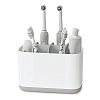 Изображение товара Органайзер для зубных щеток EasyStore, 13х9,5х17,5 см, бело-серый