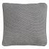 Подушка декоративная из стираного хлопка серого цвета из коллекции Essential, 45х45 см