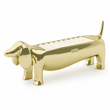 картинка Держатель для колец Dachsie, латунь от магазина Одежда+