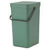 Изображение товара Бак для мусора Brabantia, Sort&Go, 16 л, темео-зеленый