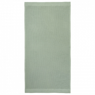 Изображение товара Полотенце для рук вафельное цвета шалфея из коллекции Essential, 50х90 см