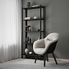 Изображение товара Стеллаж Saga, Set001, 5 полок, 92х33х222 см, черный