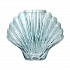 Ваза для цветов Seashell, 20 см, голубая