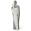 Изображение товара Фигура декоративная Coppia, 12x11x32 см, серая/белая