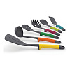 Изображение товара Набор кухонных инструментов на подставке Elevate™ Carousel, разноцветный, 6 пред.
