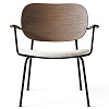 Изображение товара Лаунж-кресло Menu, Co, с подлокотниками, коричнево-белое