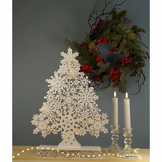 Изображение товара Светильник декоративный Snowflake Tree, на батарейках, 39,4 см
