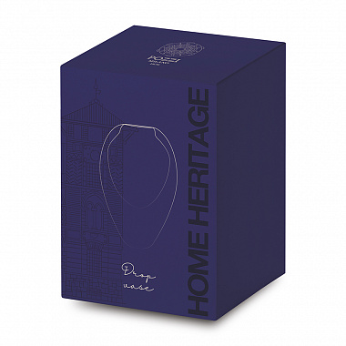 картинка Ваза Home heritage, 15,5 см, серая от магазина Одежда+