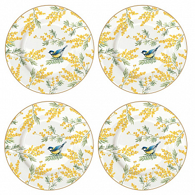 картинка Набор десертных тарелок Mimosa, 19 см, 4 шт. от магазина Одежда+