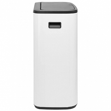 Бак для мусора Brabantia, Bo, Touch Bin, 2х30 л, белый