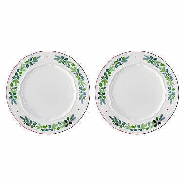 картинка Набор из двух тарелок Nordic winter из коллекции New Year Essential, Ø26,5 см от магазина Одежда+