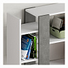 Изображение товара Стеллаж Lift, 80х29х150,5 см, белый/серый