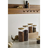 Изображение товара Банка для хранения квадратная Glass Bamboo, 1,4 л