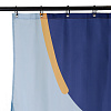 Изображение товара Штора для ванной синего цвета с авторским принтом из коллекции Freak Fruit, 180х200 см