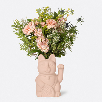 Изображение товара Ваза для цветов Neko, 20 см, абрикос