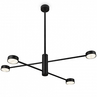 Изображение товара Светильник потолочный Modern, Tactic, 4 лампы, Ø84,5х77,5 см, черный