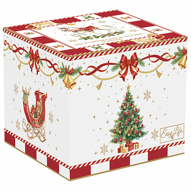 картинка Набор кофейных чашек с блюдцем Christmas Tale, 80 мл, 2 шт. от магазина Одежда+