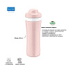 Изображение товара Бутылка Oase, Organic, 425 мл, розовая