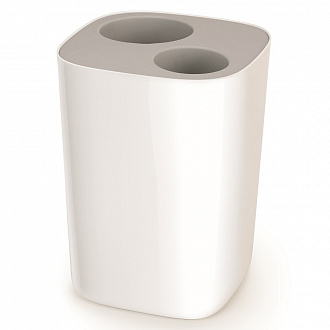 Изображение товара Контейнер мусорный Split™, 8 л, бело-серый