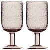 Изображение товара Набор бокалов для вина Flowi, 410 мл, розовые, 2 шт.