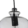 Изображение товара Лампа подвесная Grace, 25хØ21 см, дымчатое стекло, черный цоколь