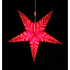 Изображение товара Светильник подвесной Star с кабелем 3,5 м и патроном под лампочку E14, 60 см., красный