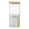 Изображение товара Банка для хранения прямоугольная Glass Bamboo, 2 л